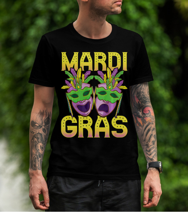 Mardi Gras Masks Party New Orleans T-Shirt