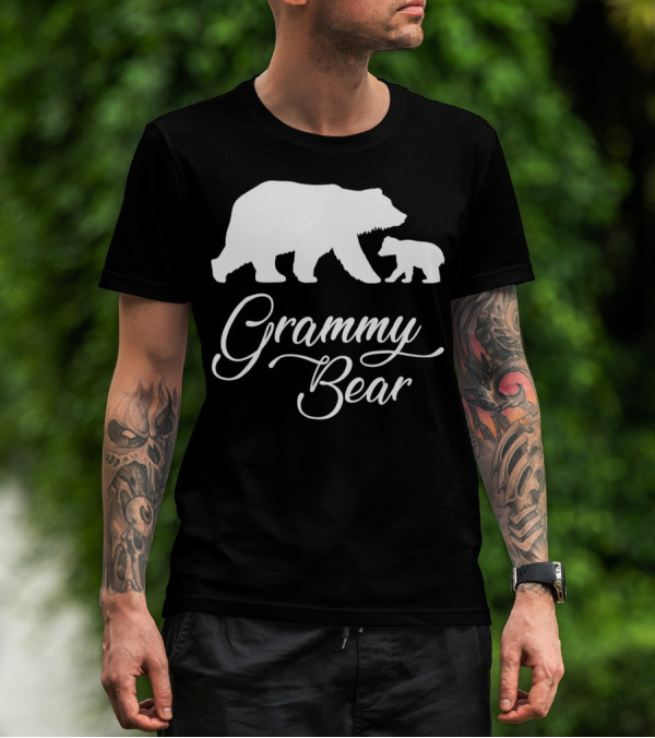 Grammy Bear Grandmother Cute Bear Cubs T-Shirt