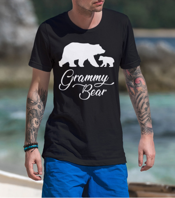 Grammy Bear Grandmother Cute Bear Cubs T-Shirt