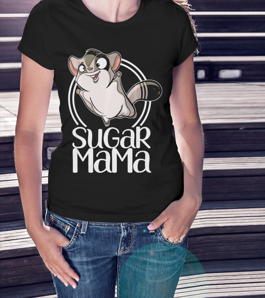 Sugar Mama Adorable Sugar Glider Character T-Shirt