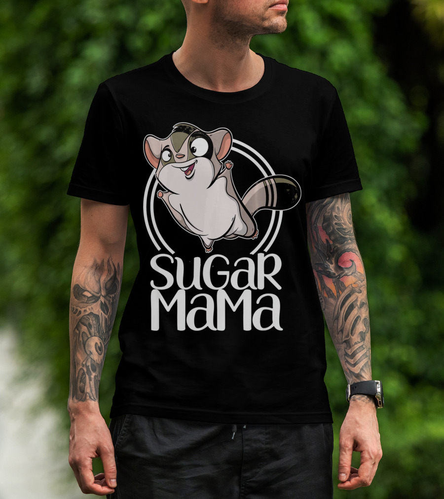 Sugar Mama Adorable Sugar Glider Character T-Shirt
