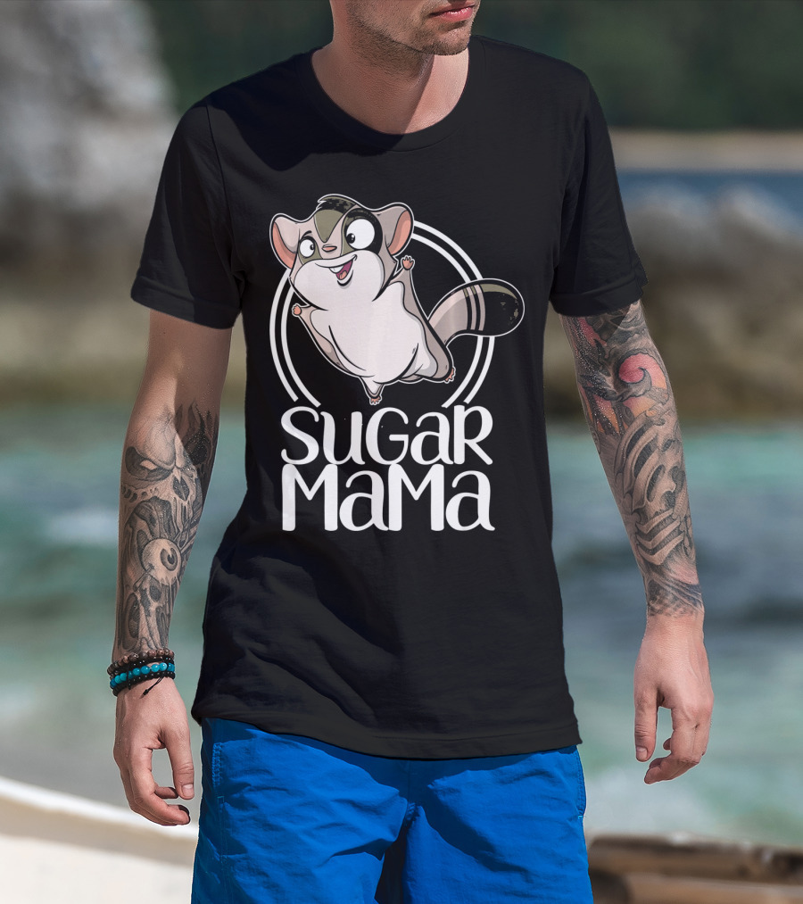 Sugar Mama Adorable Sugar Glider Character T-Shirt