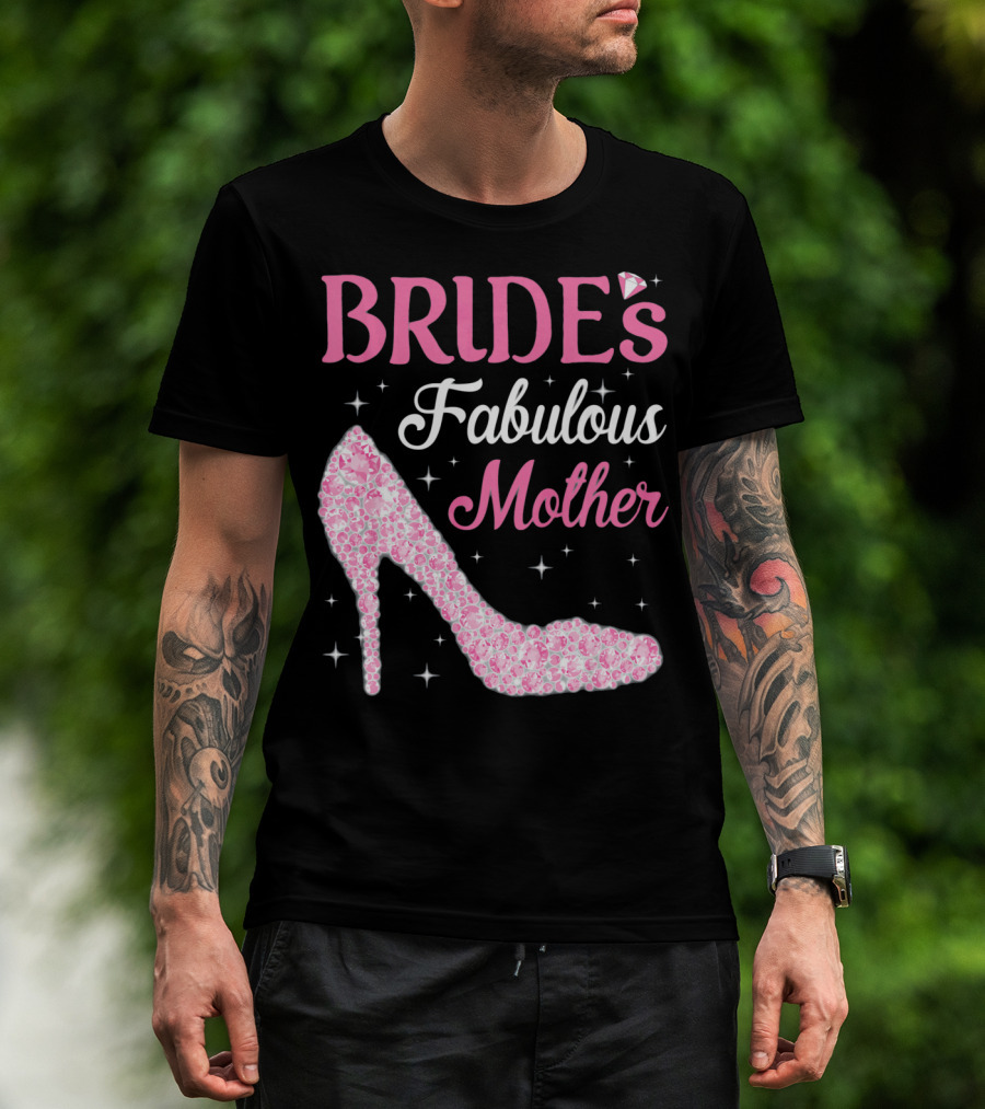 Bride's Fabulous Mother Light Diamond High Heel T-Shirt
