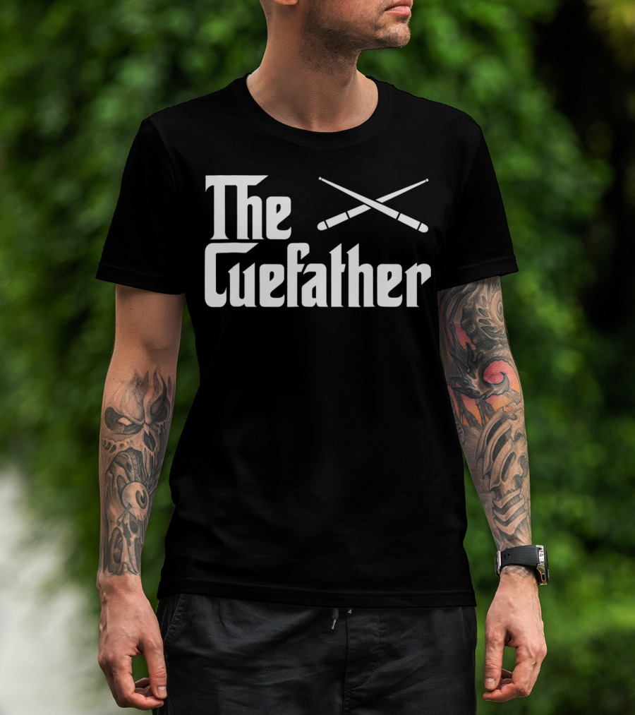 The Cuefather Funny Pool Billiards Play Iconic T-Shirt