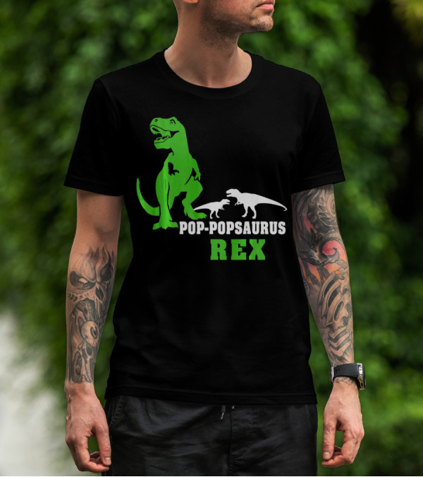 Pop-Popsaurus Rex Dinosaur T-Shirt
