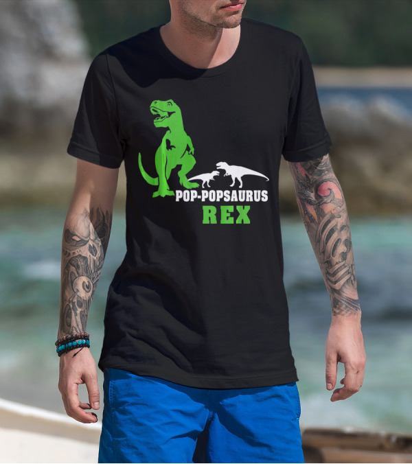 Pop-Popsaurus Rex Dinosaur T-Shirt