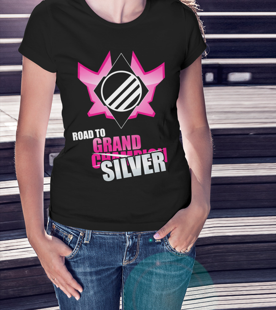 Road To Silver With Grand Champion Logo Rocket Ga T-Shirt