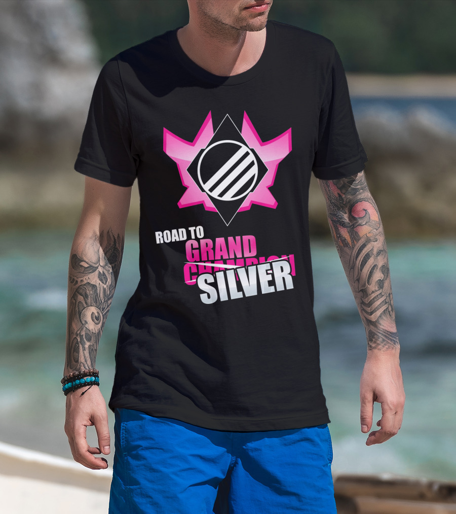 Road To Silver With Grand Champion Logo Rocket Ga T-Shirt