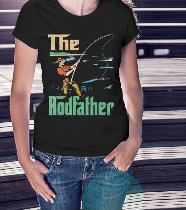 The Rodfather Fishing Fisherman T-Shirt