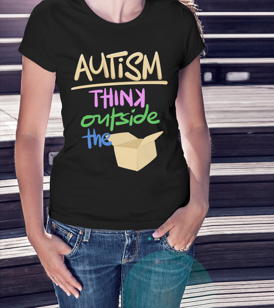 Autism Awareness Think Outside The Box T-Shirt