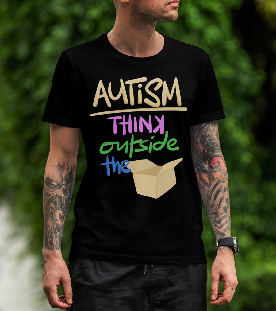 Autism Awareness Think Outside The Box T-Shirt