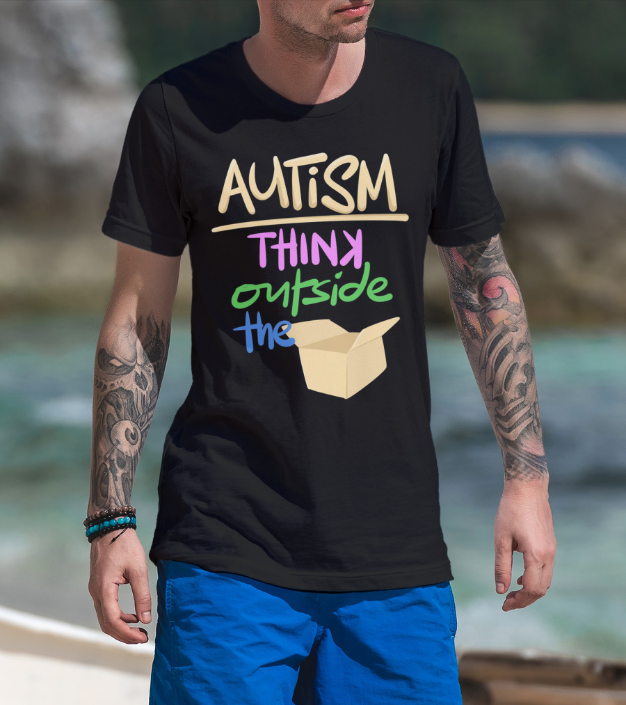 Autism Awareness Think Outside The Box T-Shirt