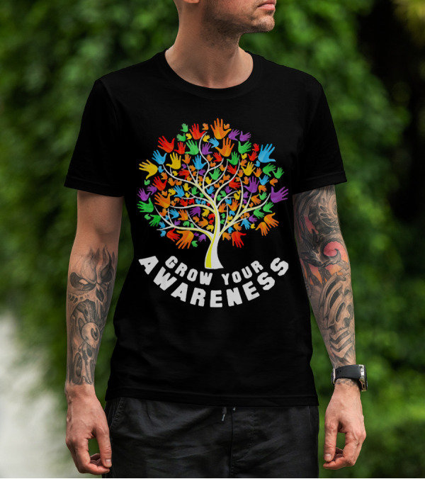 GROW YOUR AWARENESS AUTISM AWARENESS CHARITY T-Shirt