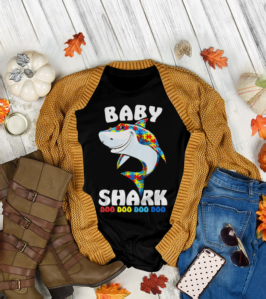 Baby Shark Doo Doo Doo Doo Puzzle Birthday T-Shirt