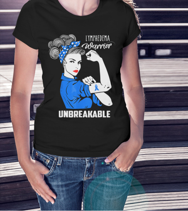 Lymphedema Awareness Warrior Unbreakable T-Shirt