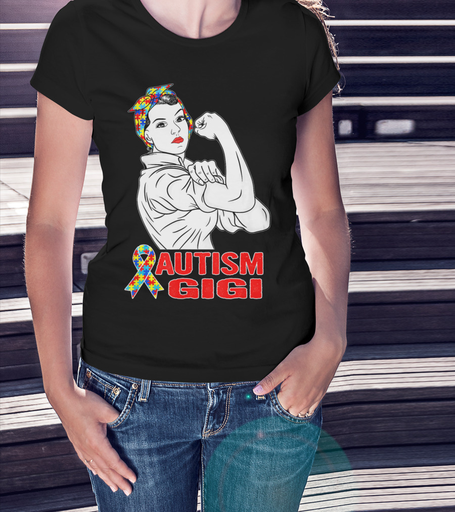 Autism Gigi Unbreakable With Puzzle T-Shirt