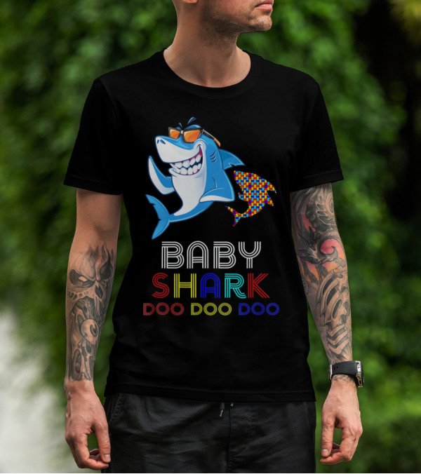 Baby Shark Doo Doo Doo Autism Awareness T-Shirt