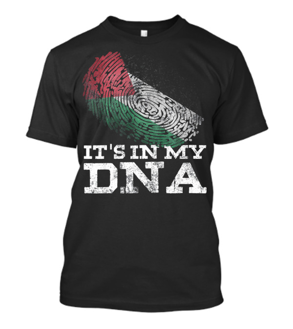 It's In My DNA Palestinian Fingerprint T-Shirt