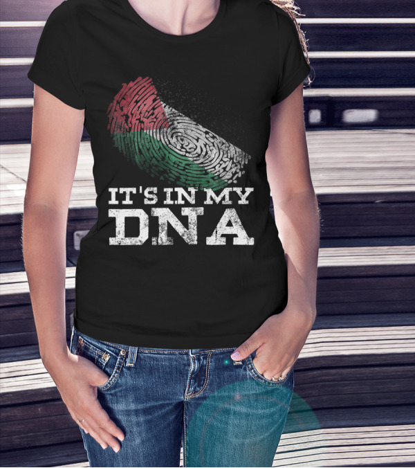 It's In My DNA Palestinian Fingerprint T-Shirt