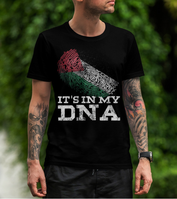 It's In My DNA Palestinian Fingerprint T-Shirt