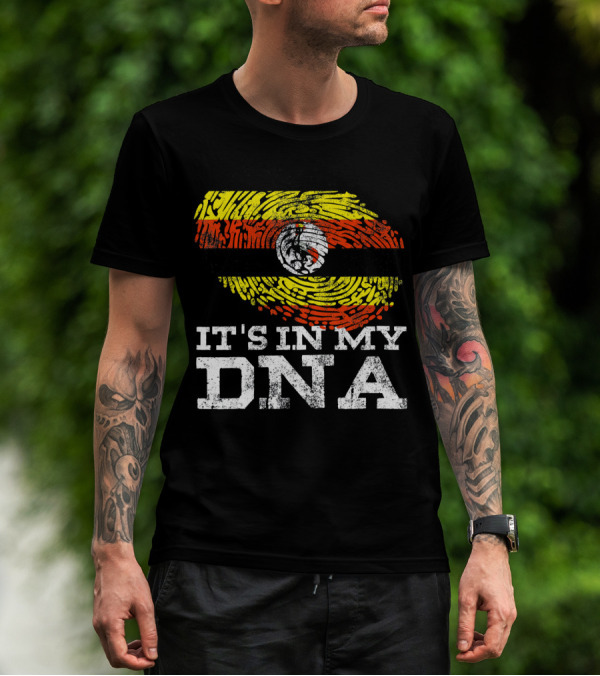 It's In My DNA Ugandan Flag Heritage Pride Africa T-Shirt
