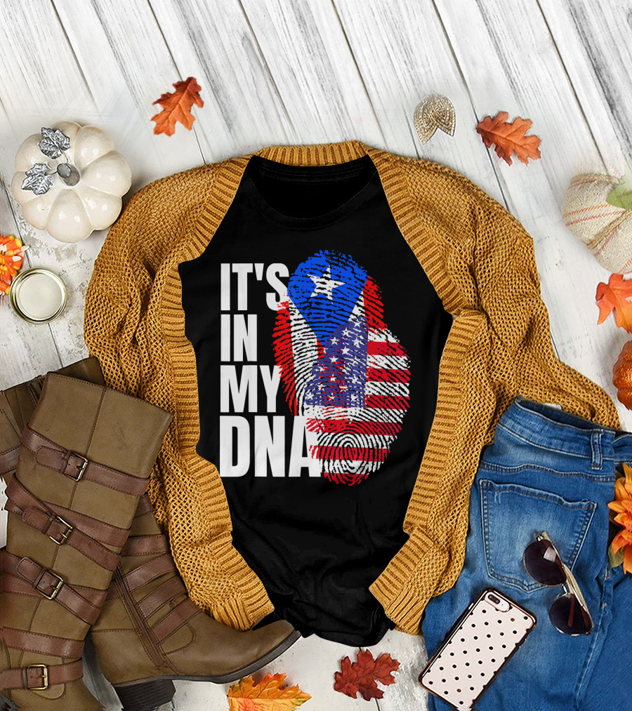 American Puerto Rican It's in My DNA T-Shirt