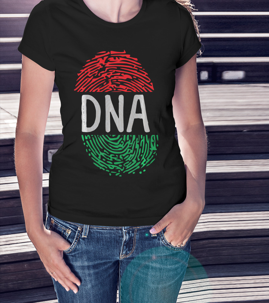 Real Africa DNA Thumbprint Flag T-Shirt