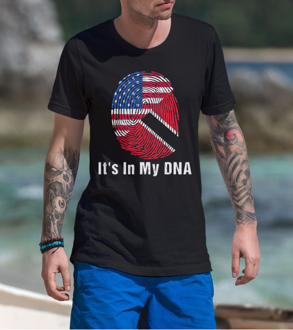 Trinidad And Tobago Flag USA Flag It's In My DNA T-Shirt