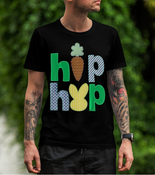 Hip Hop Bunny Carrot Easter T-Shirt