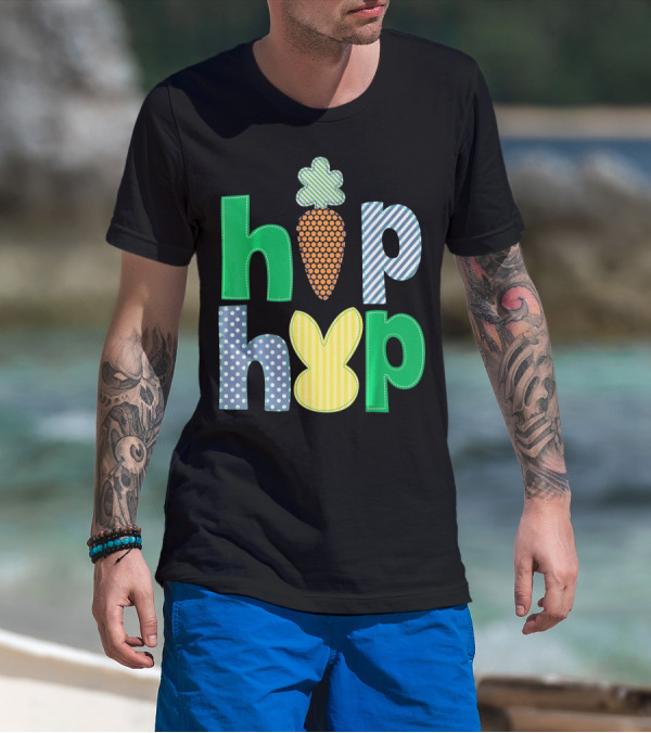 Hip Hop Bunny Carrot Easter T-Shirt