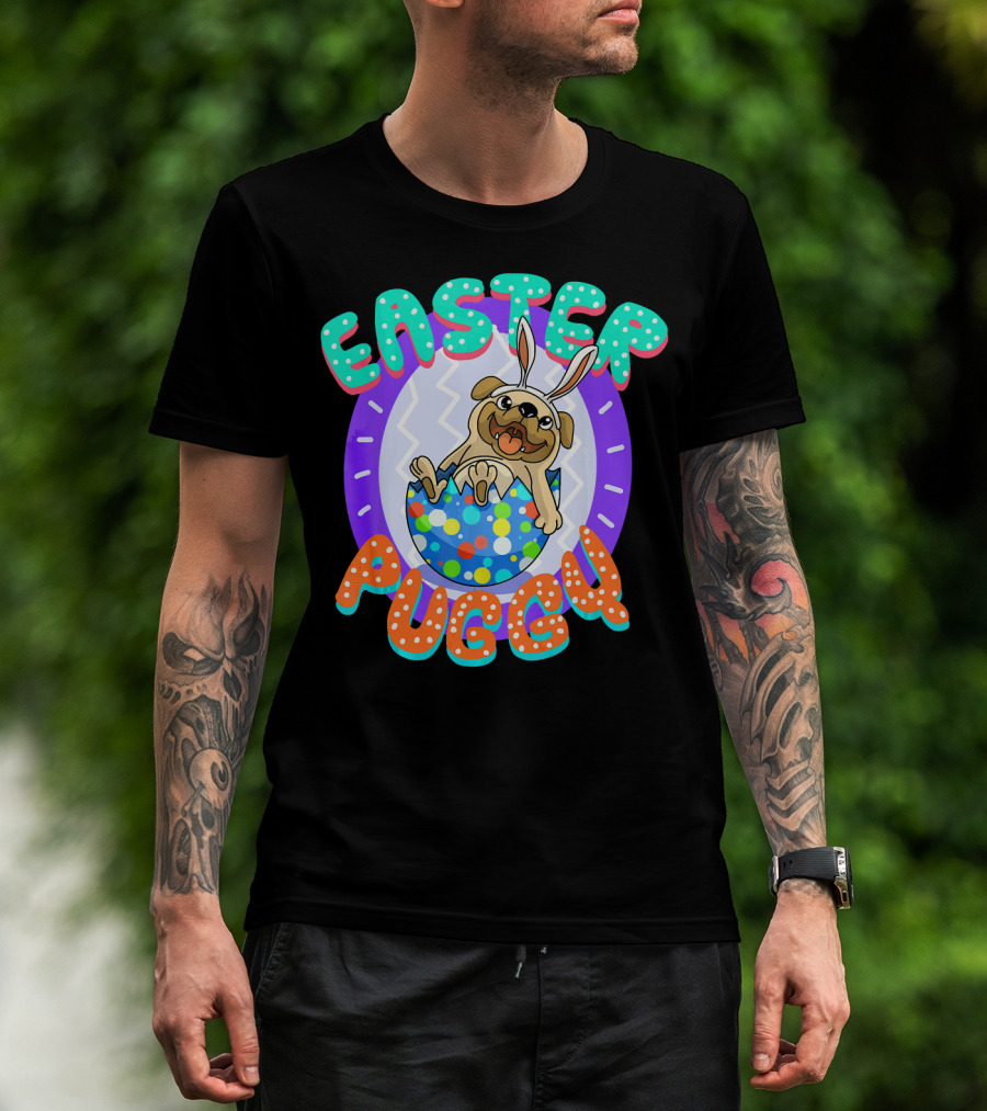 Easter Puggy Cute Resurrection Pug Dog T-Shirt
