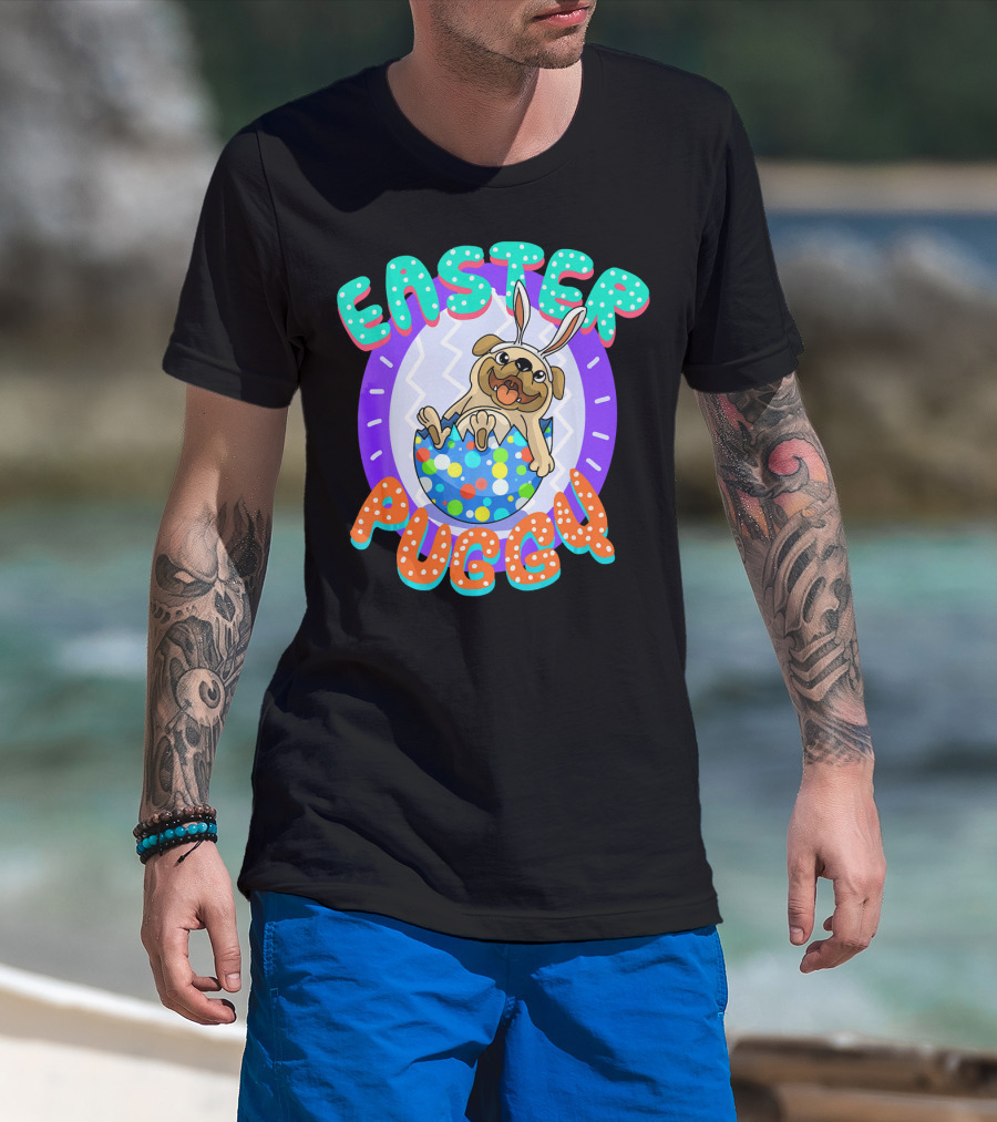 Easter Puggy Cute Resurrection Pug Dog T-Shirt