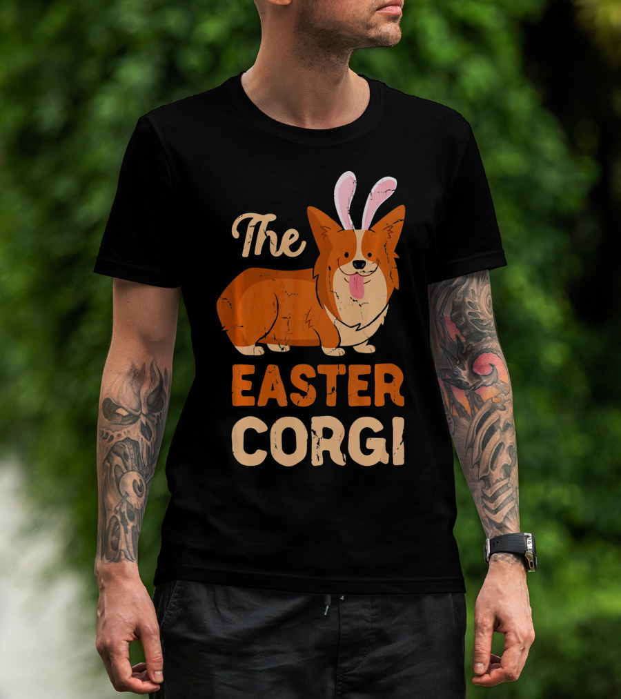 The Easter Corgi Cute Funny Dog Easter T-Shirt