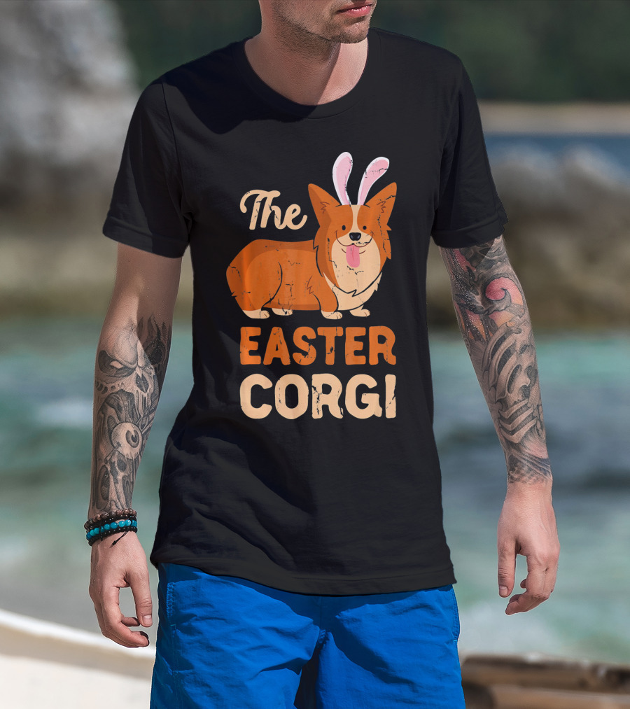 The Easter Corgi Cute Funny Dog Easter T-Shirt
