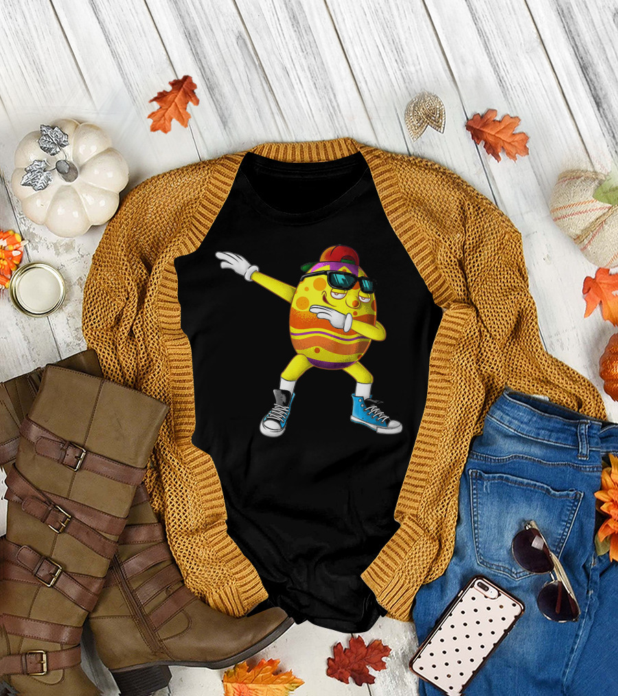 Dabbing Easter Egg Cool Eggspert Dabber T-Shirt
