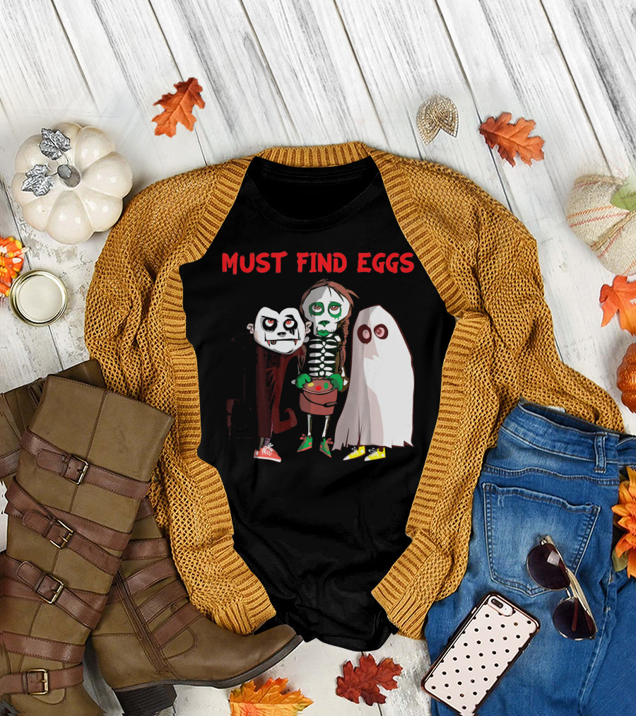 Must Find Eggs Funny Zombies Searching for Easter T-Shirt