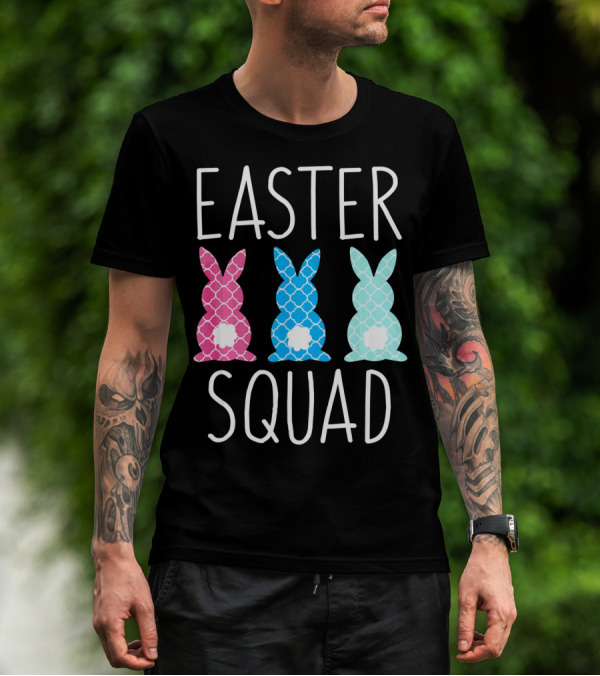 Easter Squad Family Matching Bunny T-Shirt