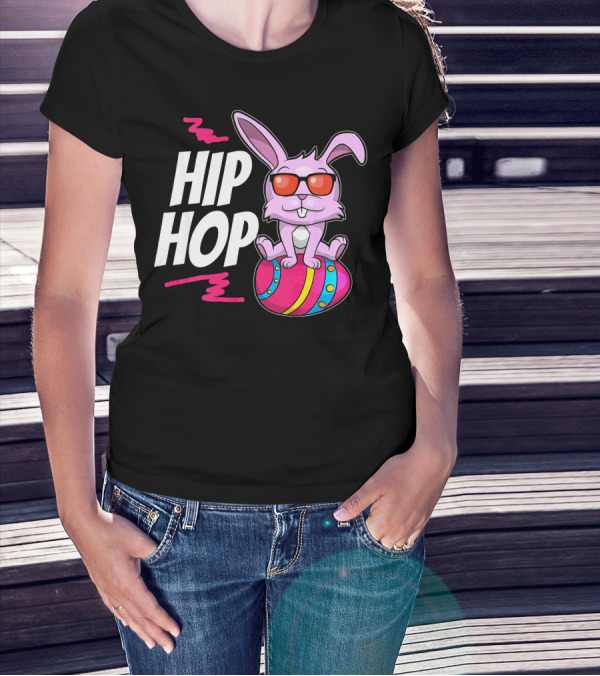 Hip Hop Bunny Easter Day T-Shirt