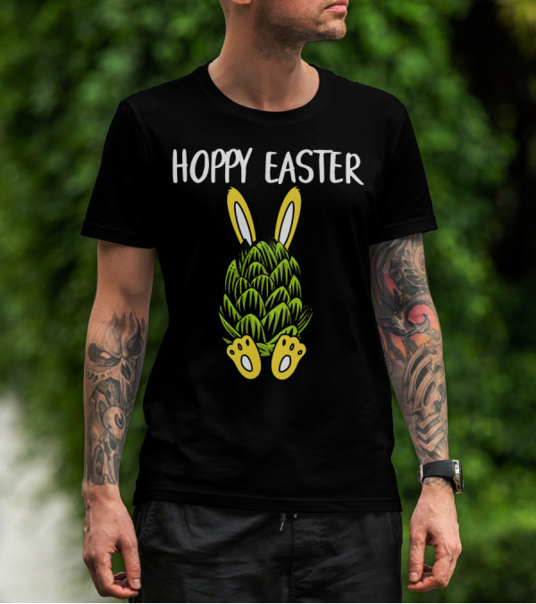 Hoppy Easter Bunny Rabbit Beer Hops T-Shirt