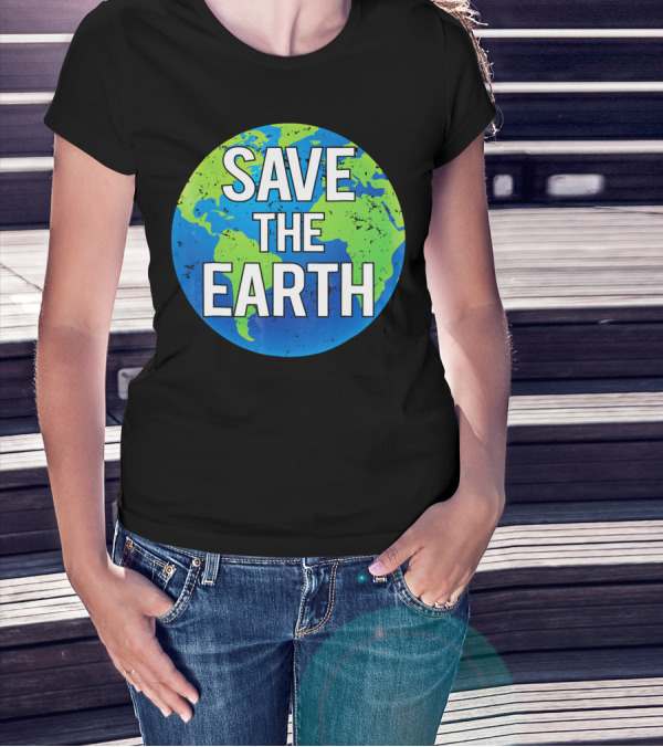 Save The Earth Planet Climate Science T-Shirt