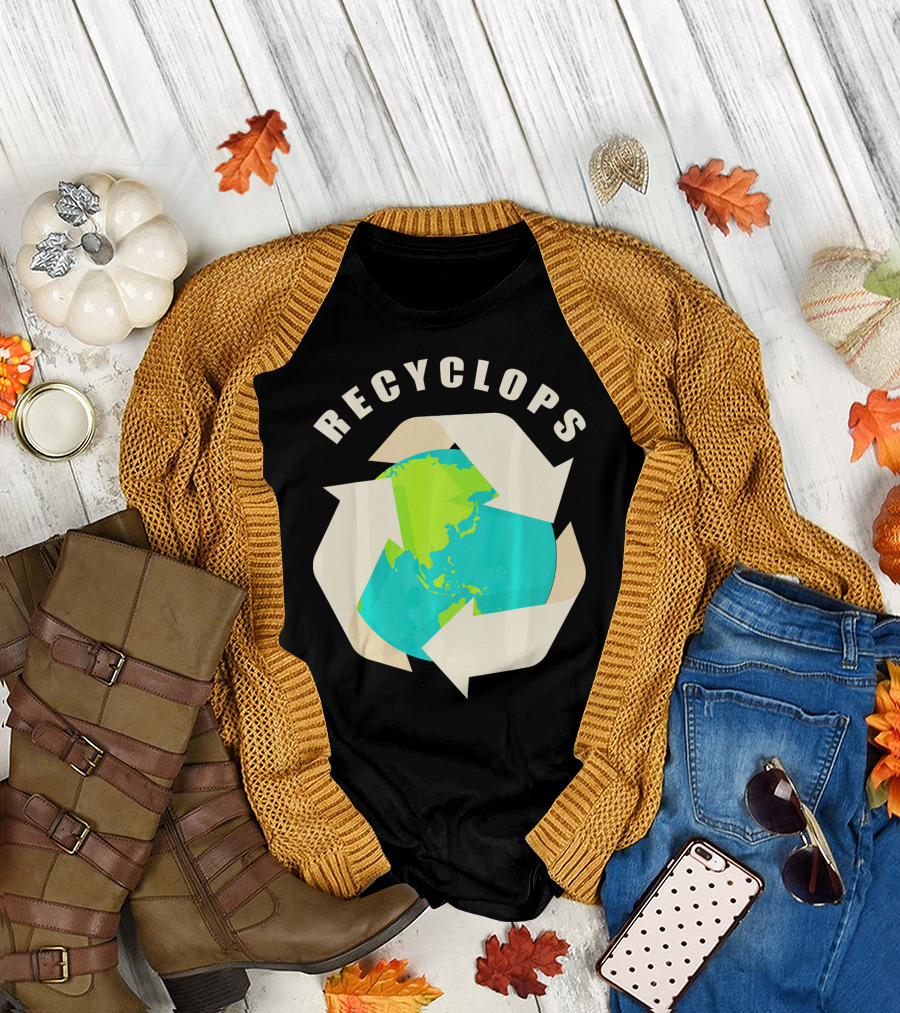 Recyclops Earth Day Recycling T-Shirt