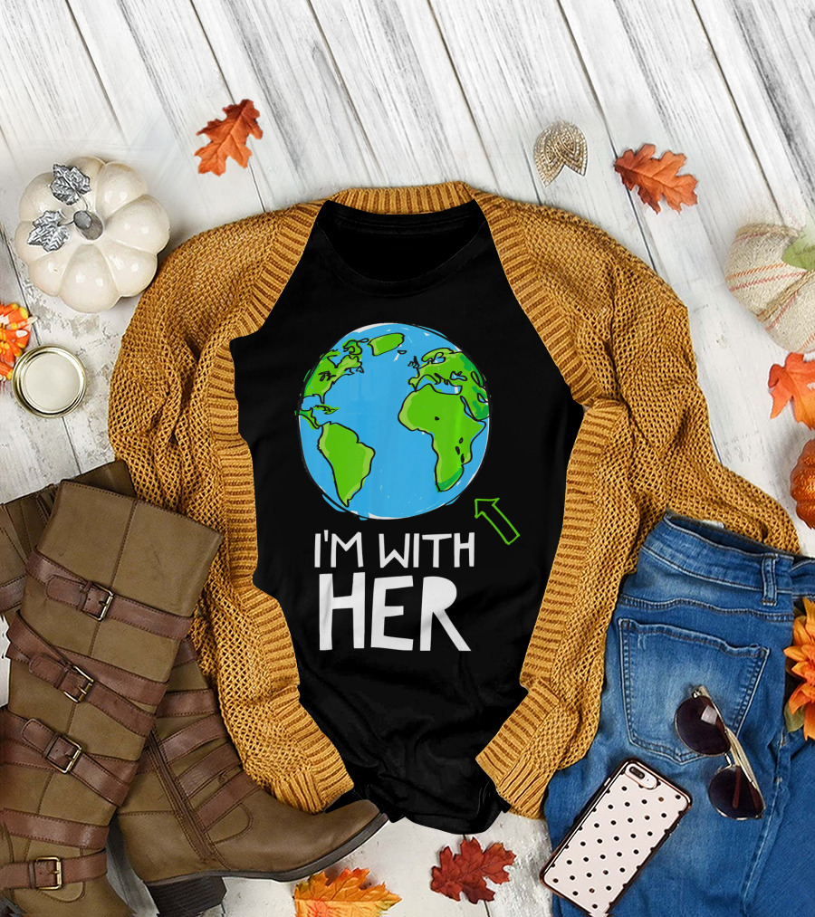 Science March I'm With Her Earth T-Shirt