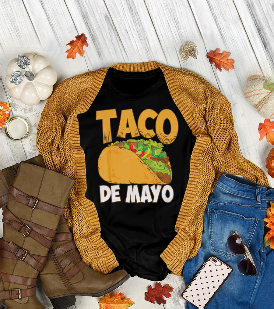 Taco De Mayo Cool Cinco De Mayo Mex Foo T-Shirt