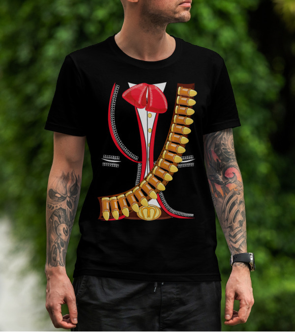 Mariachi Charro Mexican Costume Cinco De Mayo Co T-Shirt