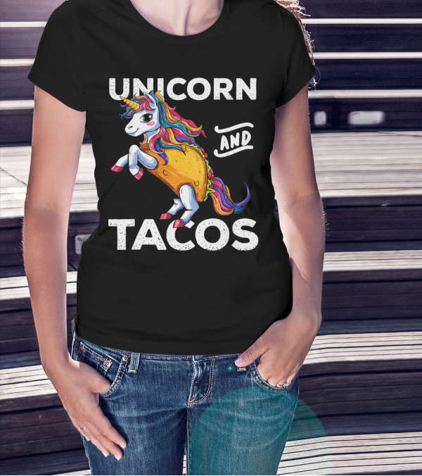 Unicorn And Tacos Cinco De Mayo Celebration Parade T-Shirt