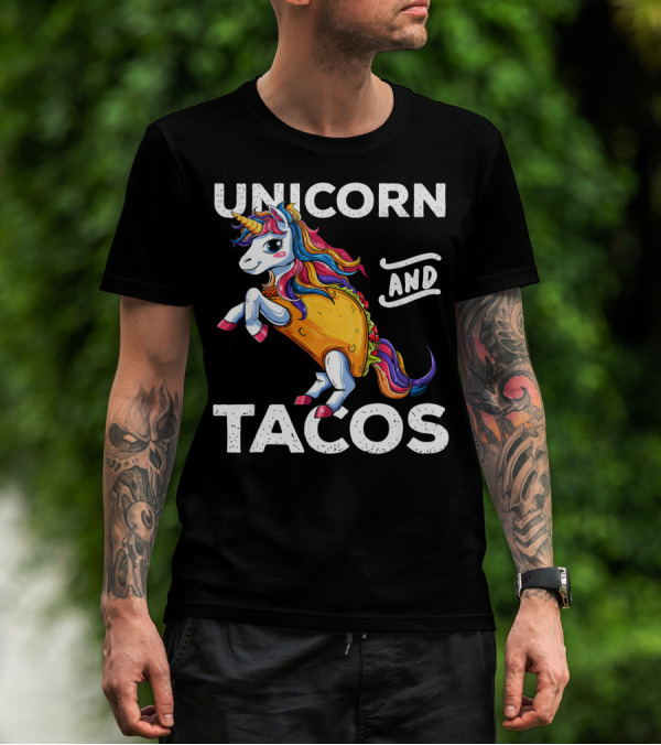 Unicorn And Tacos Cinco De Mayo Celebration Parade T-Shirt