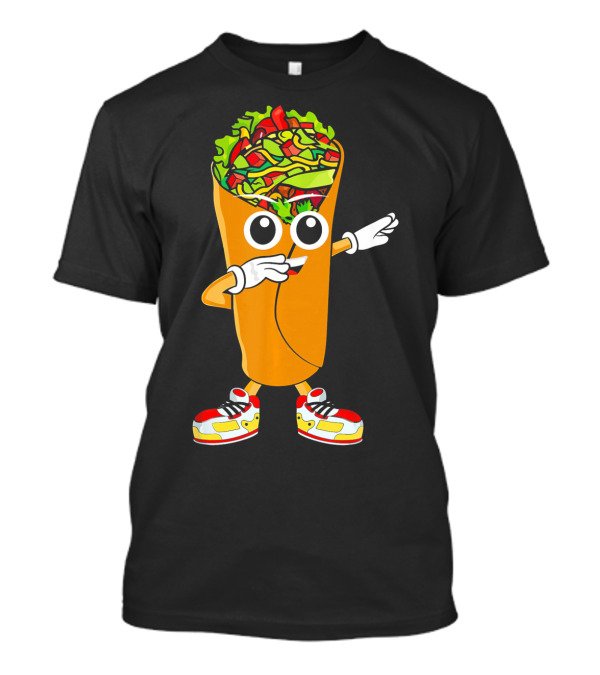 Cinco De Mayo Dabbing Burrito Fiesta Fun T-Shirt