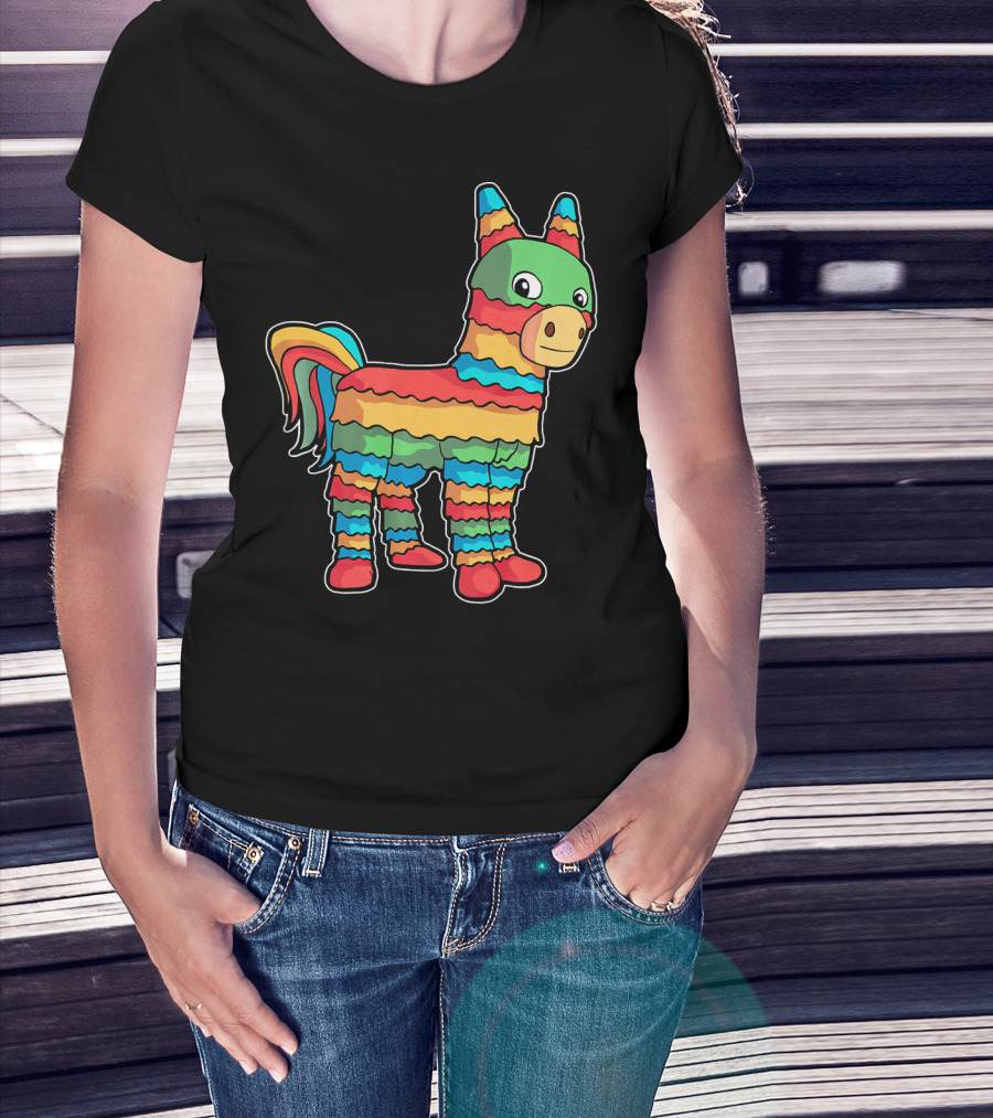 Funny Colorful Pinata I'd Had That Cinco De Mayo T-Shirt