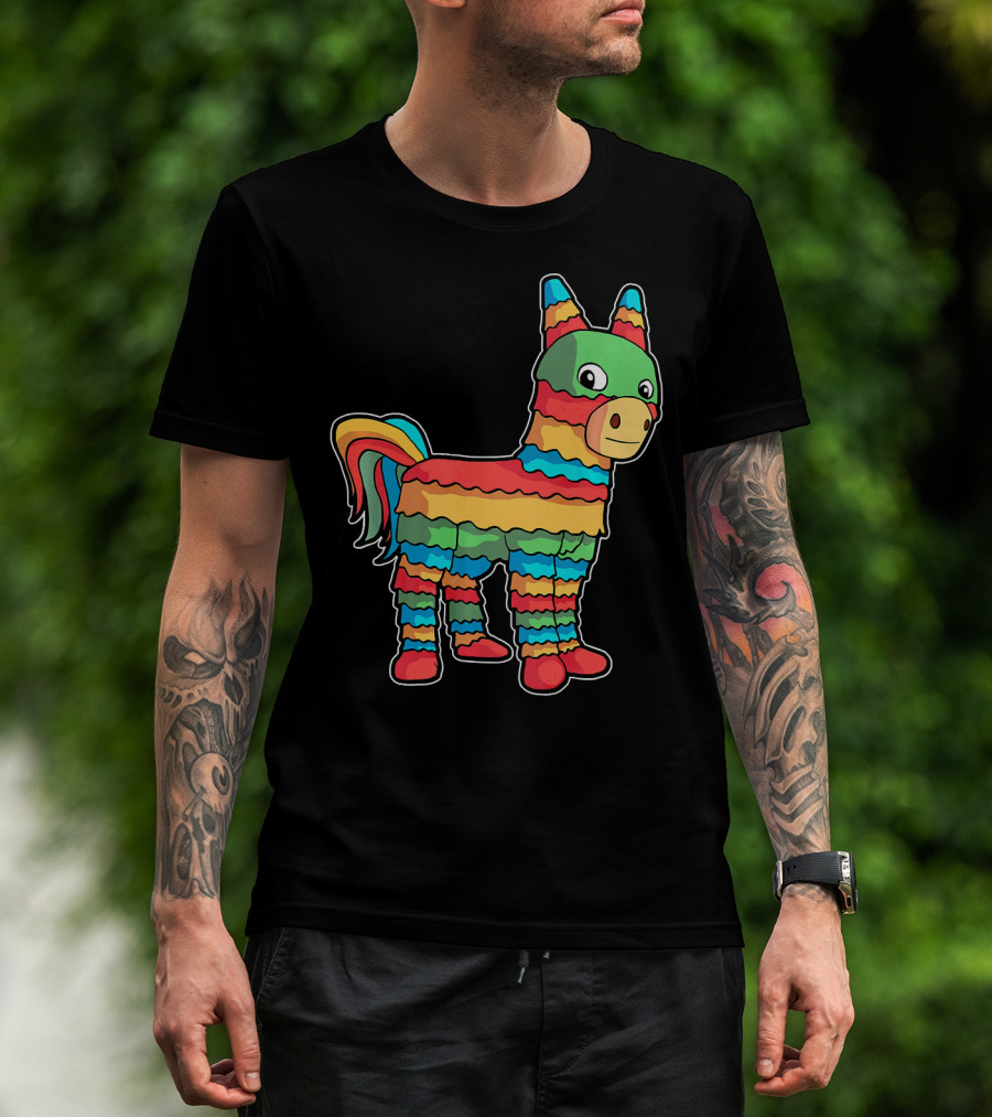 Funny Colorful Pinata I'd Had That Cinco De Mayo T-Shirt