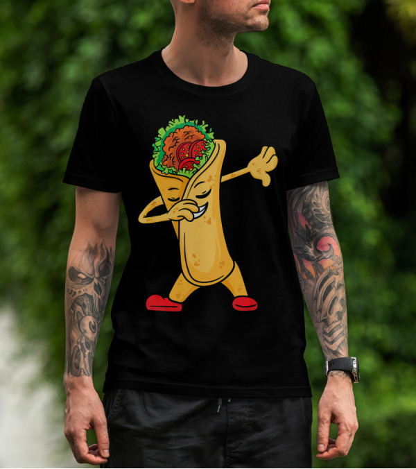 Dabbing Burrito Cinco De Mayo Me Fiesta T-Shirt